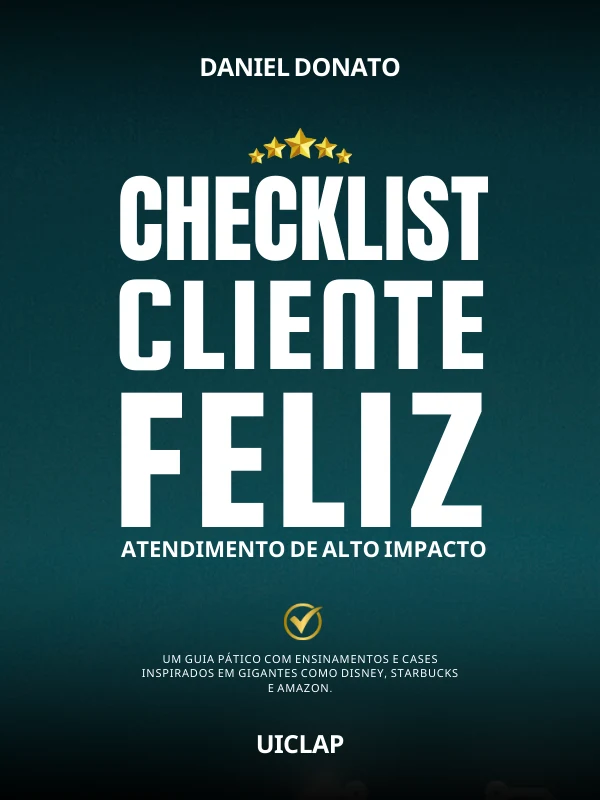 Capa do livro Checklist Cliente Feliz: Atendimento de Alto Impacto, de Daniel Donato